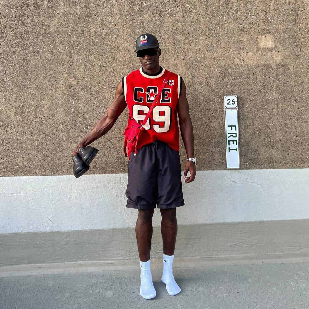 'Dance On Arrival' Retro Y2K Sunglasses in Black