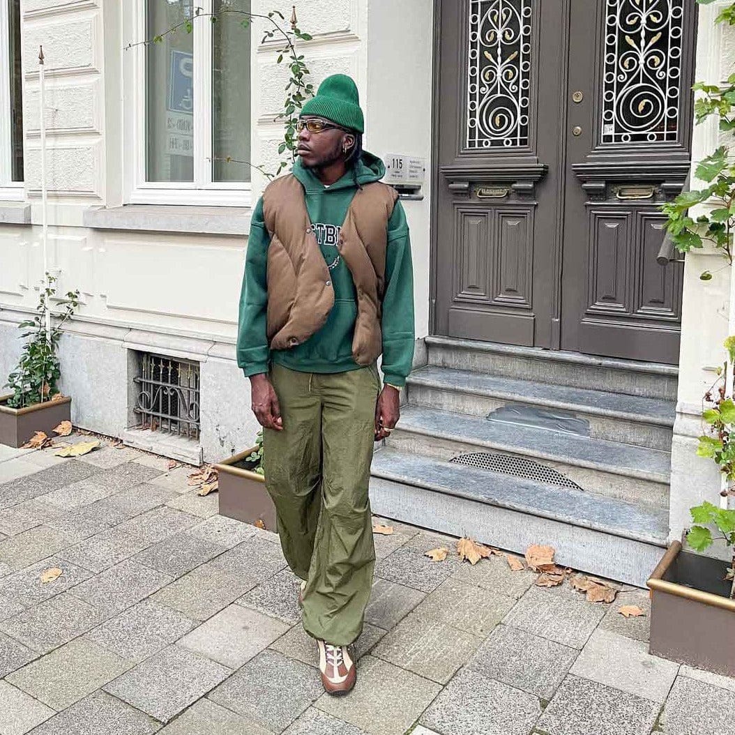 'Throttle' Y2K Wraparound Sunglasses in Yellow & Black