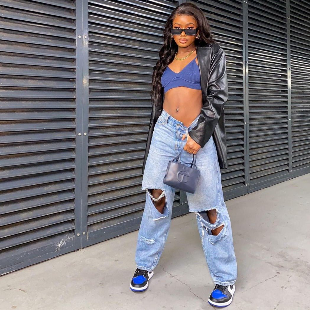 'Dance On Arrival' Retro Futuristic Y2K Sunglasses In Black With UV400 Protection And Free UK Shipping