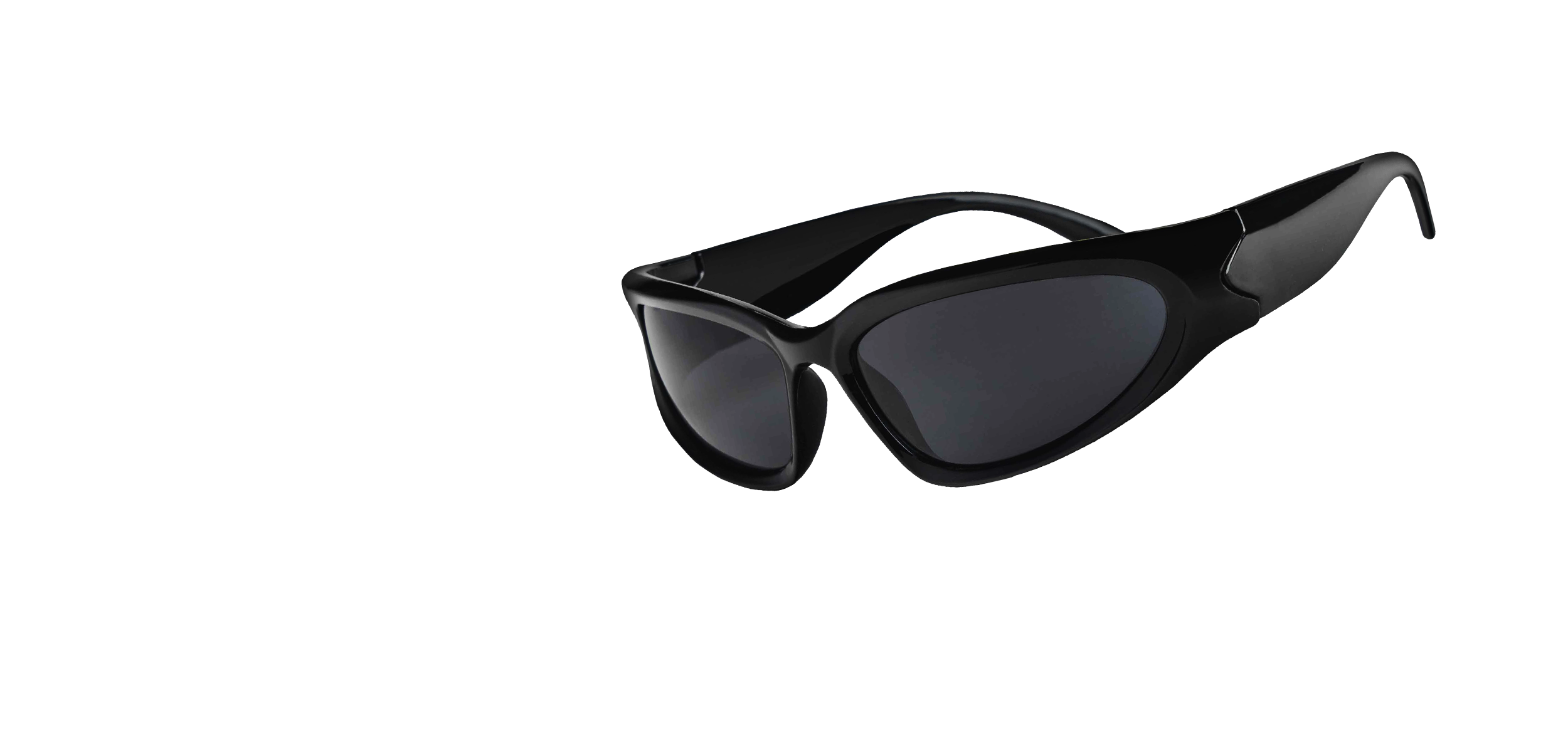Shop 'Neo' Y2K Sunglasses in Black | TheShadePrjct
